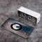 Edge Collections – Digital Alarm Clock with LED Display Wireless Speaker and FM Radio – 1 Piece